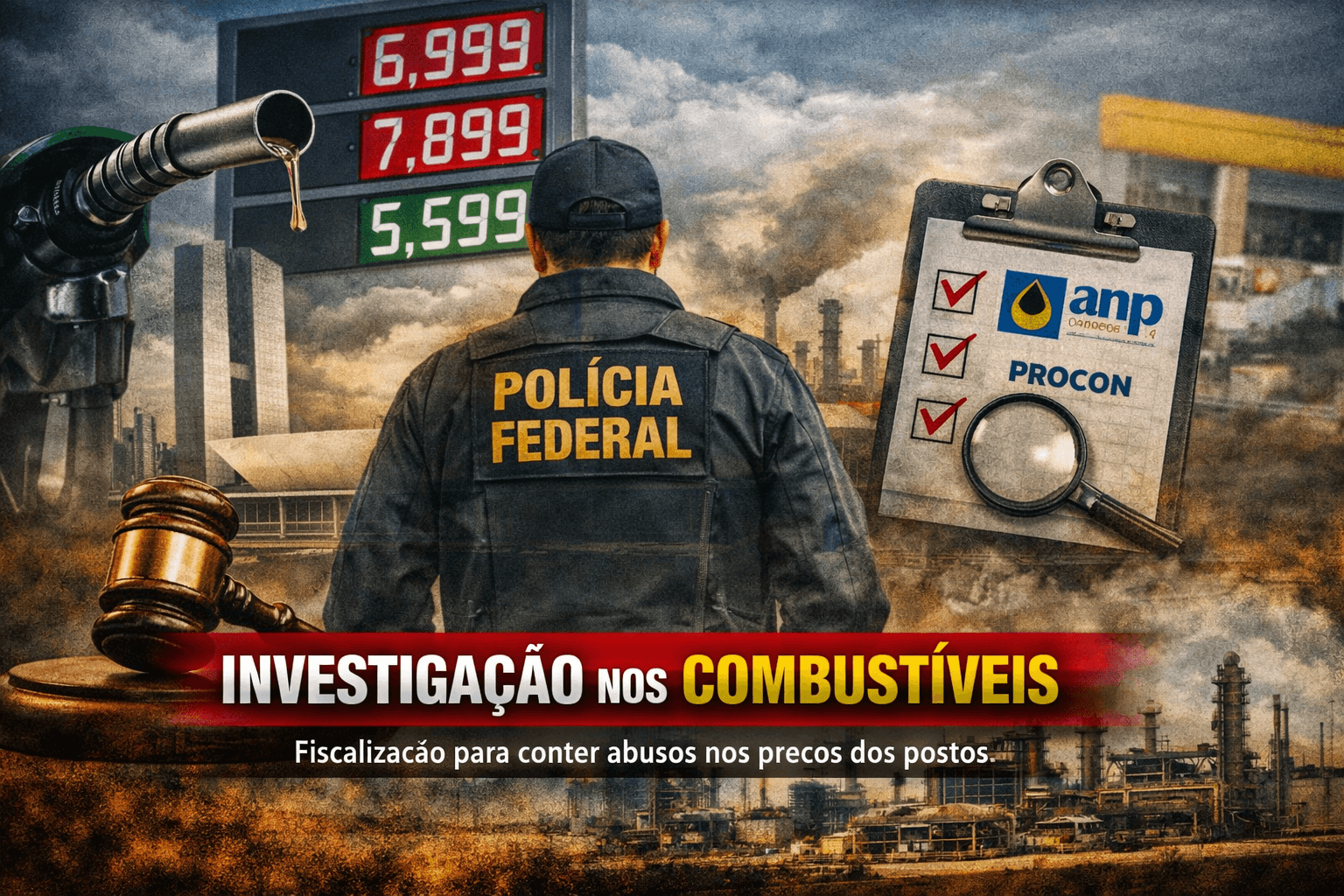 Fiscalização nos postos