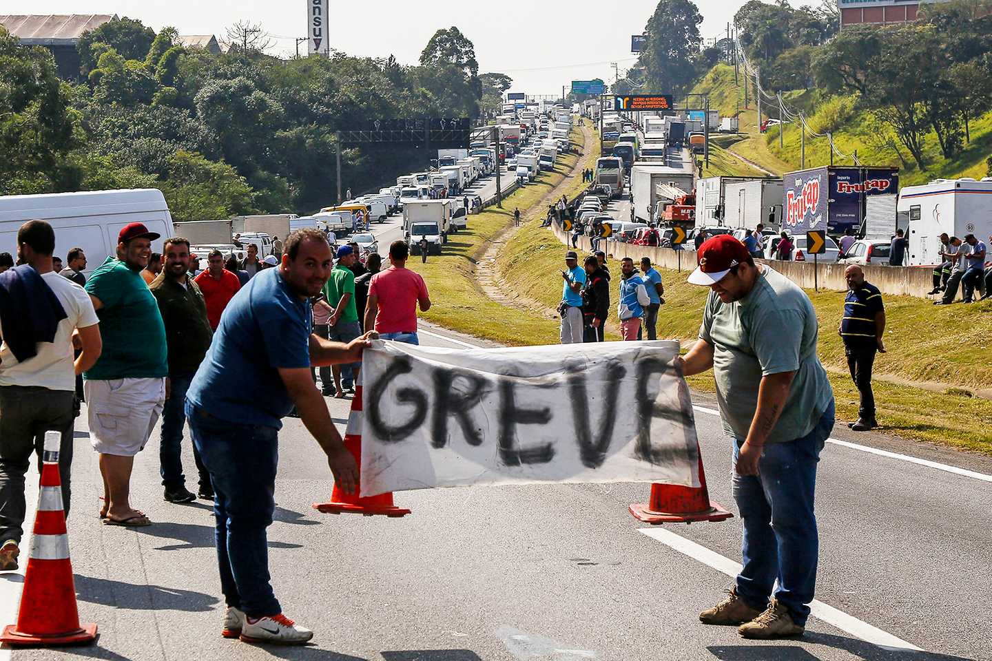 Brasil greve caminhoneiros
