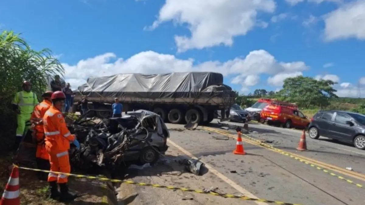 Acidente ocorreu na BR 491, em Muzambinho, no Sul de Minas